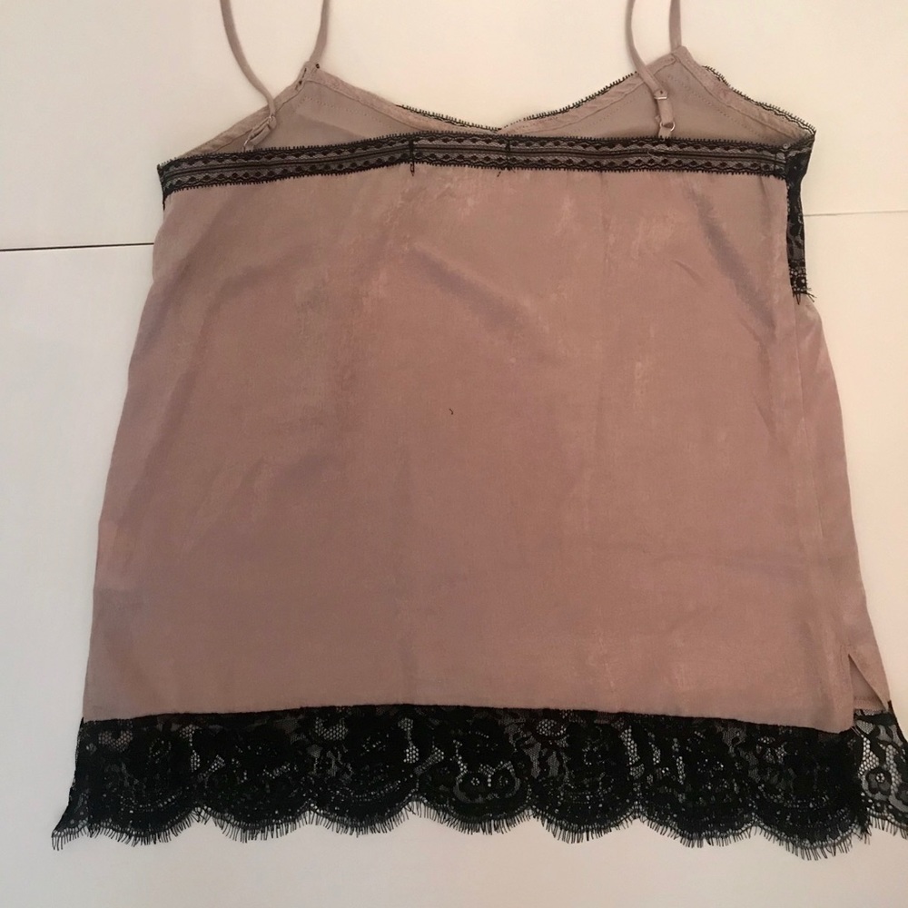 NWT Sand and Black Lace Cami - Picture 5 of 6